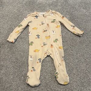Angel‎ Dear Bamboo zippered Footie sleeper 6-9 mon halloween animals in costumes